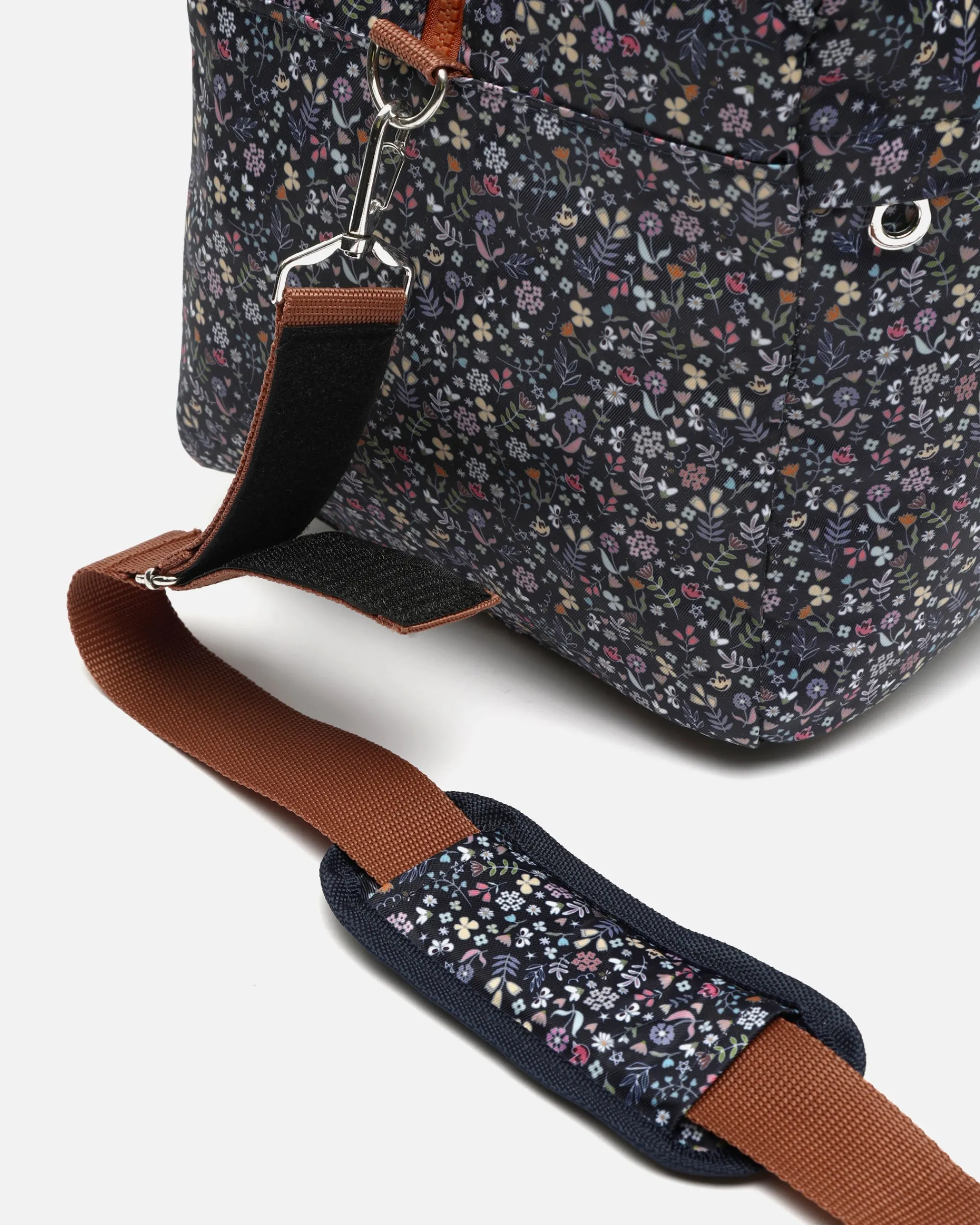 Misako Bolsa fin de semana estampada y asa bandolera extraíble