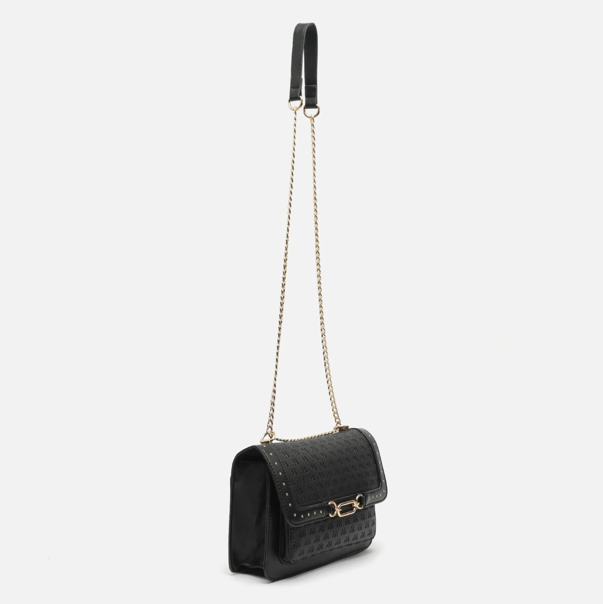 Misako Bolso bandolera con correa y estampado monogram