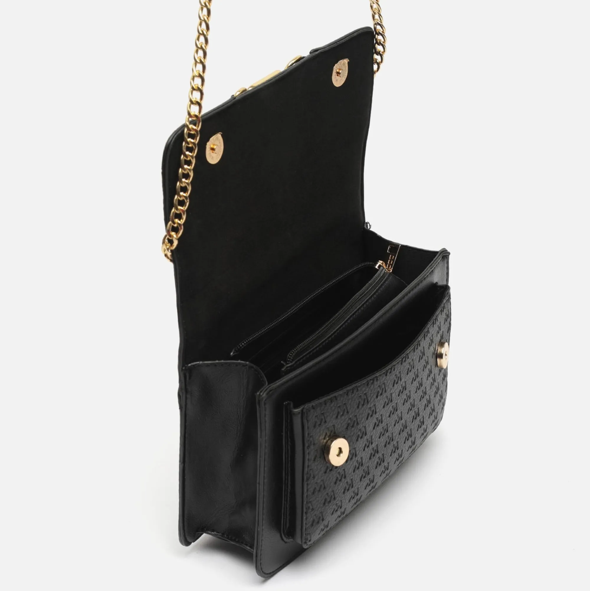 Misako Bolso bandolera con correa y estampado monogram