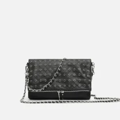 Misako Bolso bandolera con detalles metalizados y doble asa