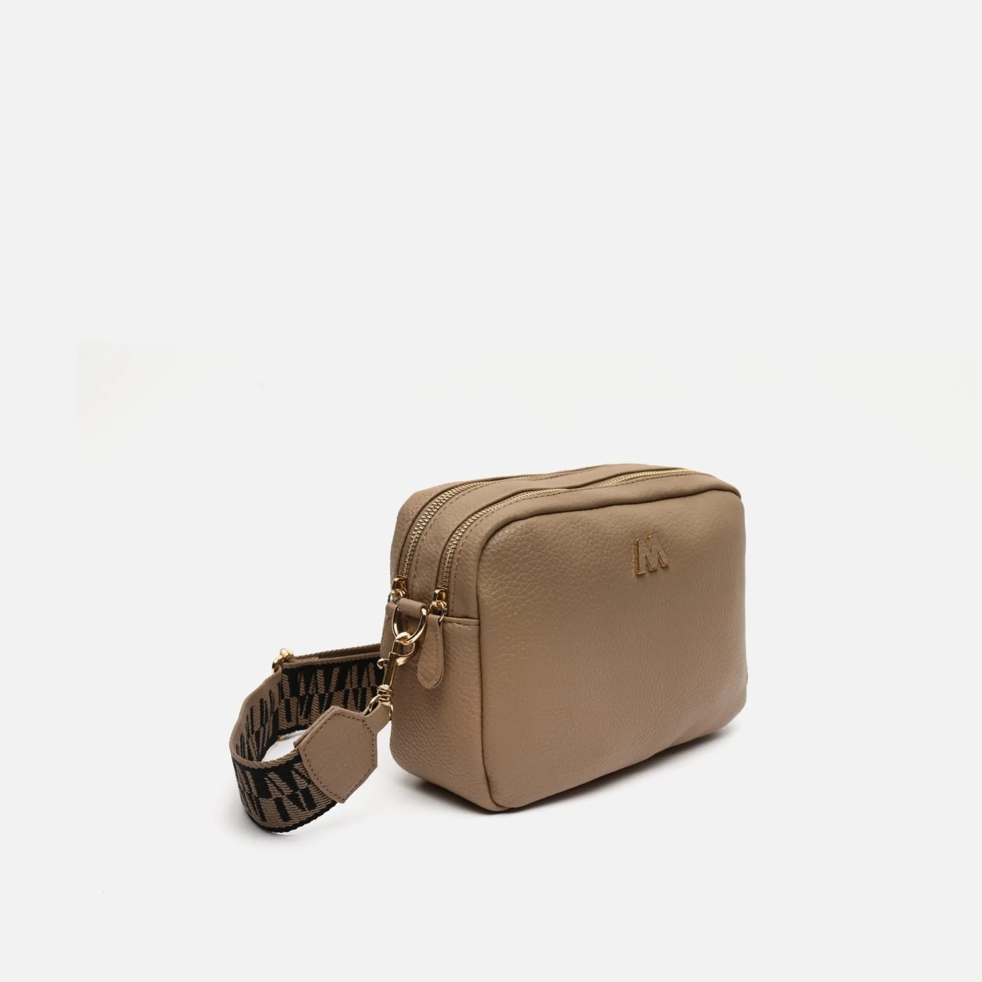 Misako Bolso bandolera con doble cremallera