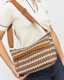 Misako Bolso bandolera con estampado jacquard