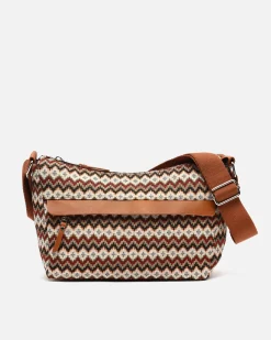 Misako Bolso bandolera con estampado jacquard