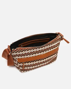 Misako Bolso bandolera con estampado jacquard