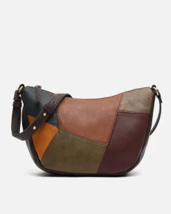 Misako Bolso bandolera con estampado patchwork