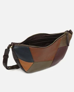 Misako Bolso bandolera con estampado patchwork