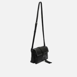 Misako Bolso bandolera con solapa y detalles metálicos