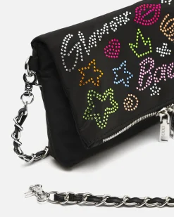 Misako Bolso bandolera de fiesta con detalles brillantes