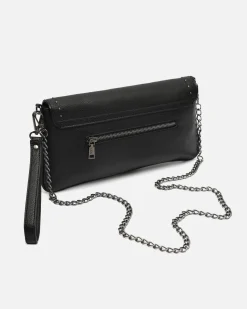 Misako Bolso bandolera de fiesta pequeño con detalles metálicos