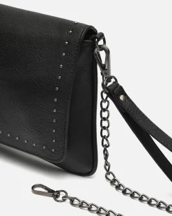 Misako Bolso bandolera de fiesta pequeño con detalles metálicos