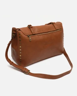Misako Bolso bandolera grande con solapa y detalles metálicos