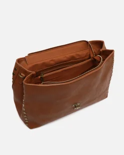 Misako Bolso bandolera grande con solapa y detalles metálicos