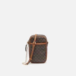 Misako Bolso bandolera mini para móvil con estampado monogram