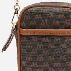 Misako Bolso bandolera mini para móvil con estampado monogram