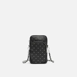 Misako Bolso bandolera mini para móvil con detalles metalizados