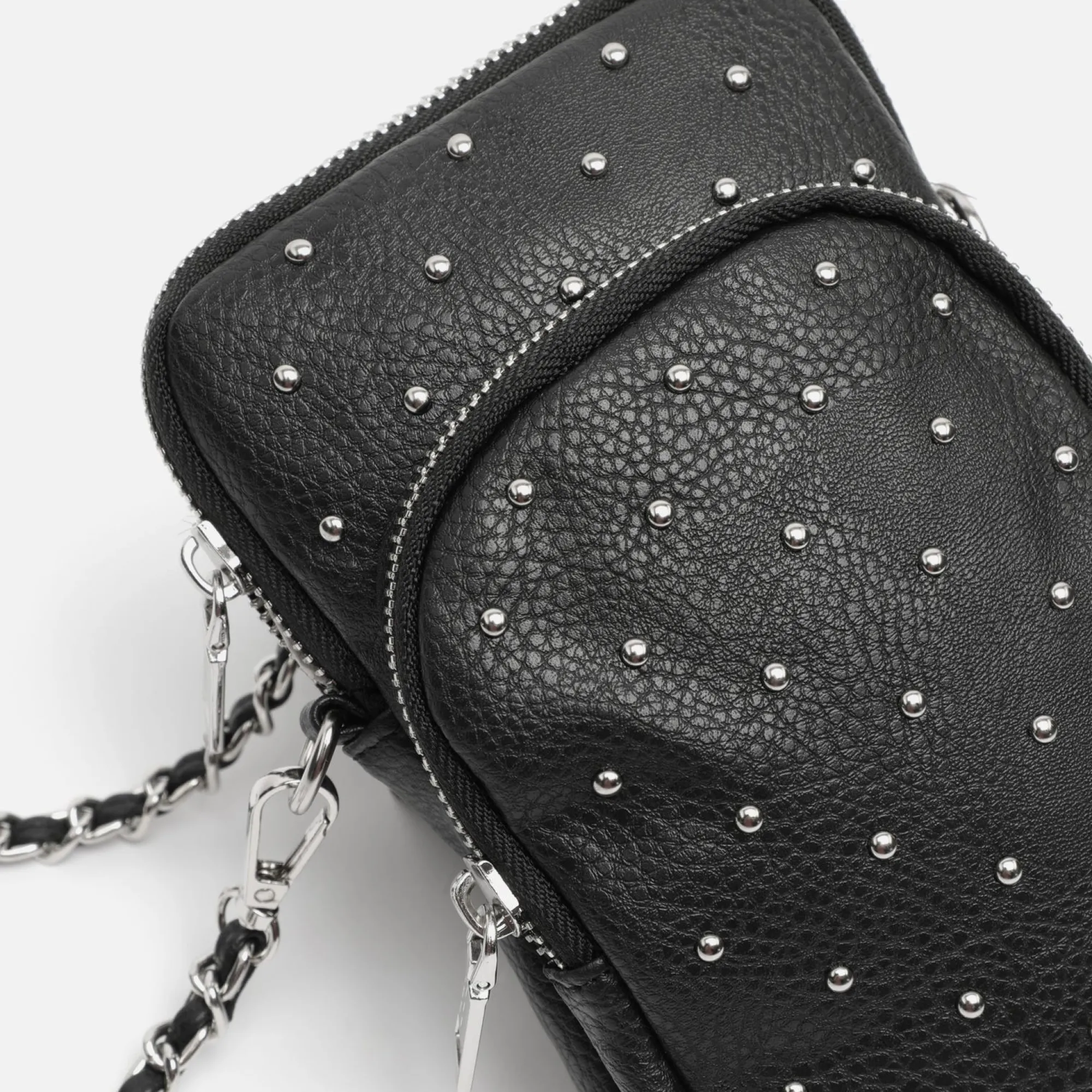 Misako Bolso bandolera mini para móvil con detalles metalizados
