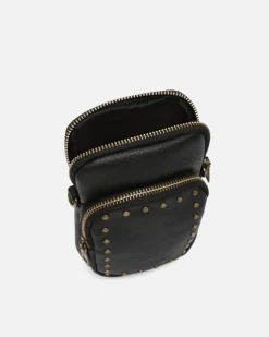 Misako Bolso bandolera mini para móvil con detalles metálicos