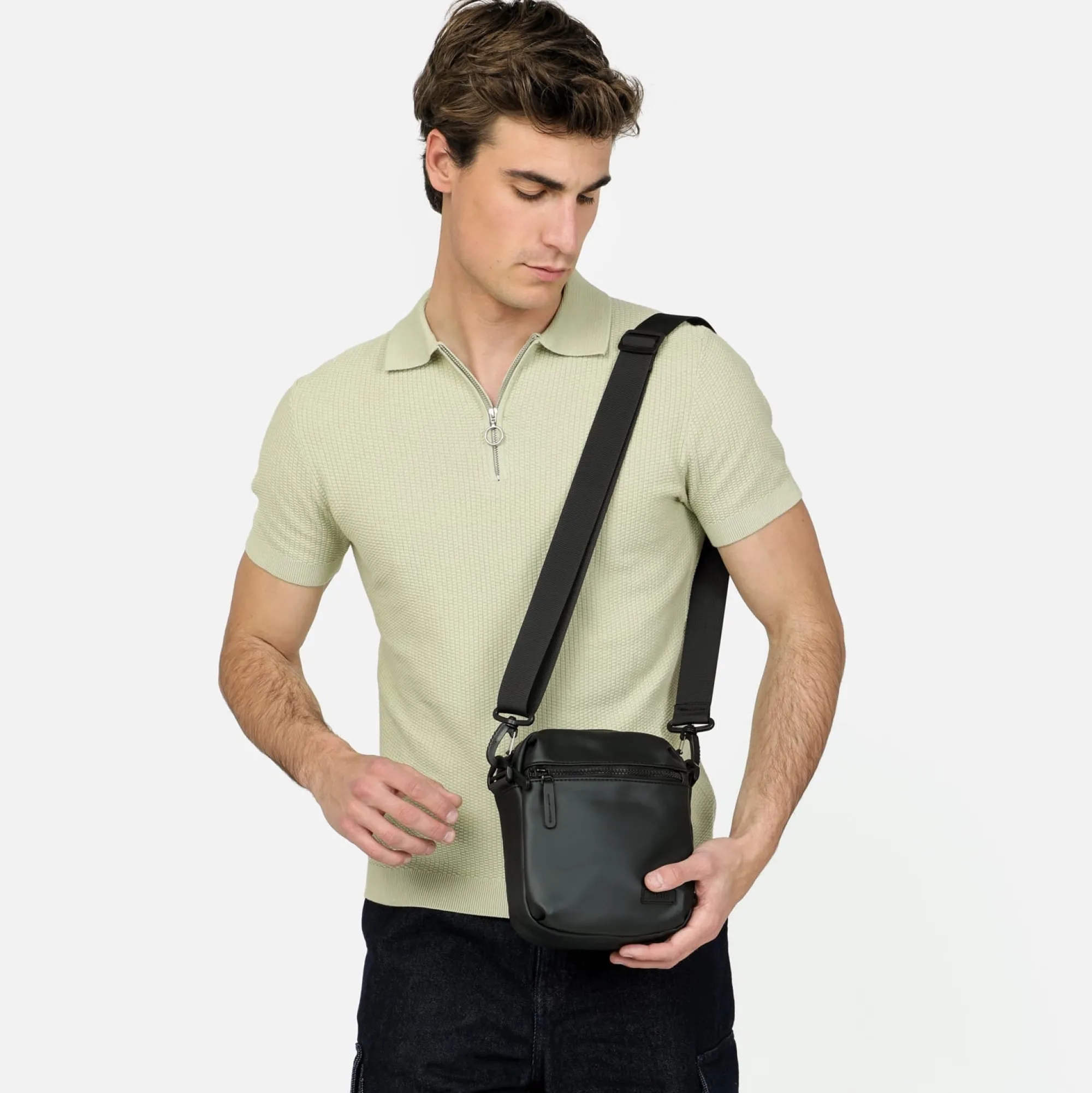 Hombre Misako Bolso bandolera pequeño