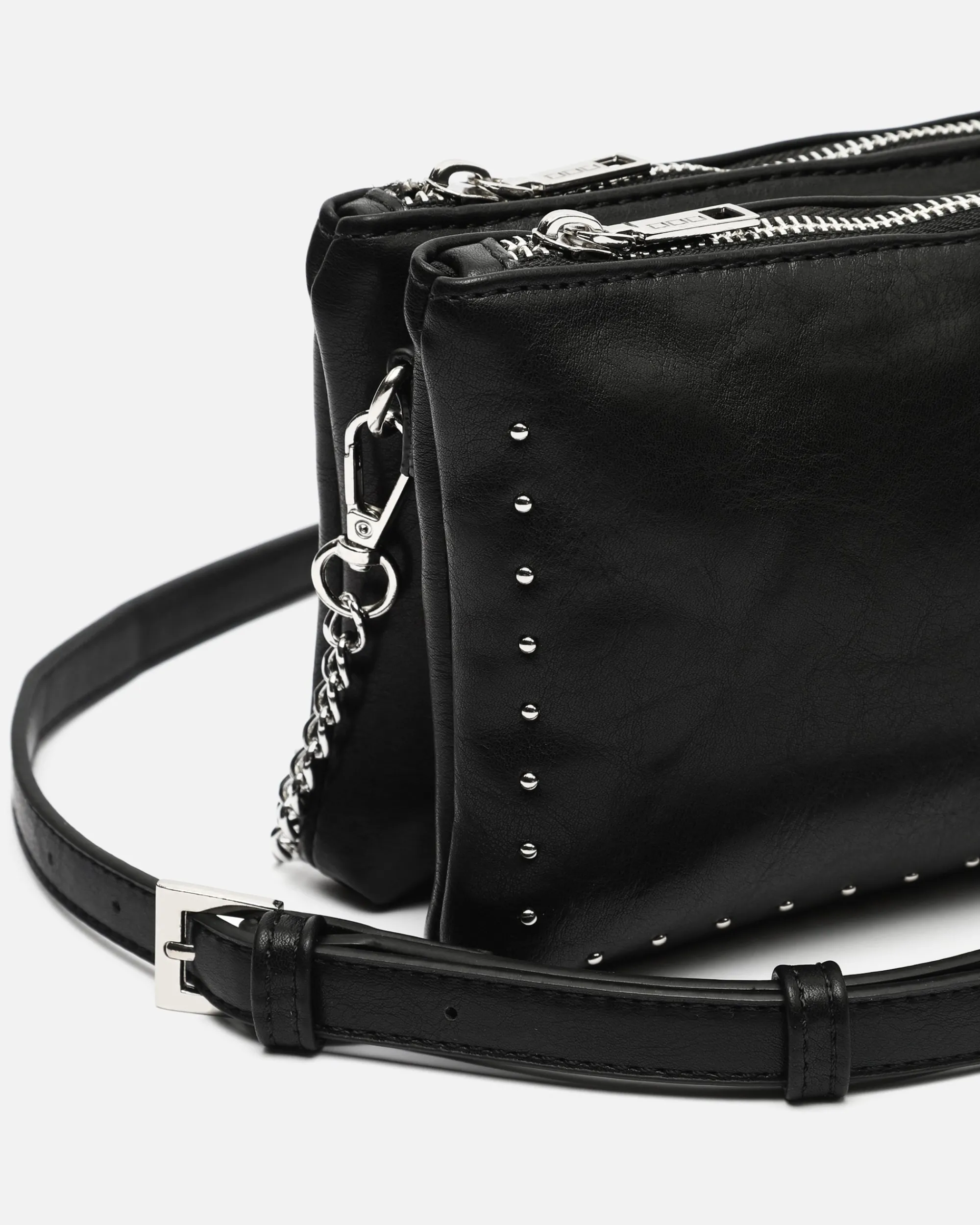 Misako Bolso bandolera pequeño con detalles metálicos