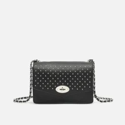 Misako Bolso bandolera pequeño con detalles metalizados