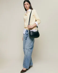 Misako Bolso bandolera pequeño con detalles metálicos