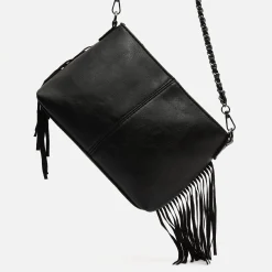 Misako Bolso bandolera pequeño con flecos