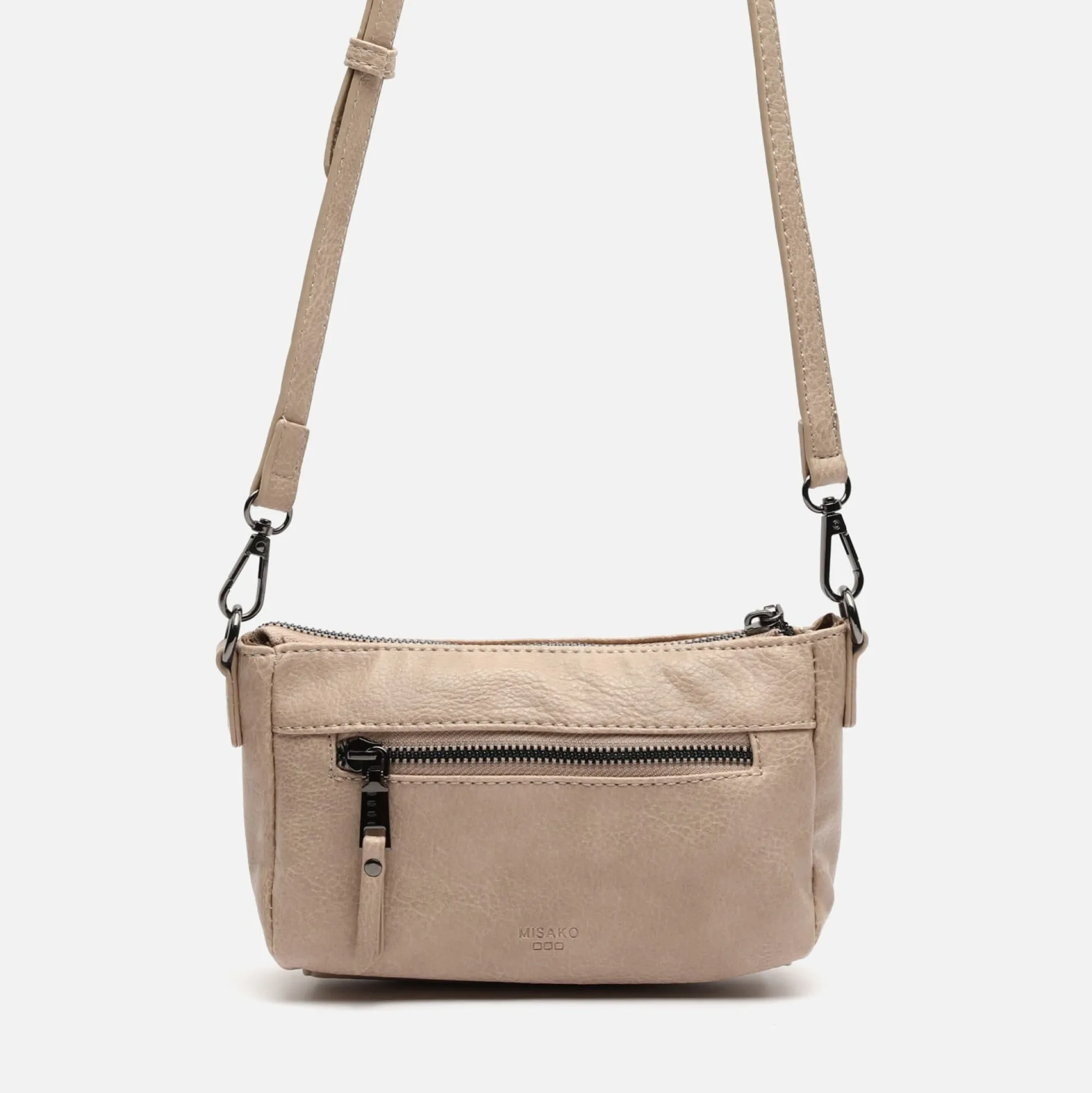 Misako Bolso bandolera pequeño con detalles metálicos