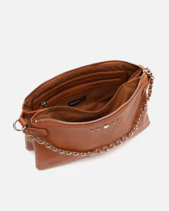 Misako Bolso bandolera pequeño con doble cadena extraíble y detalles metálicos