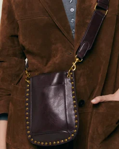 Misako Bolso bandolera pequeño con detalles metálicos