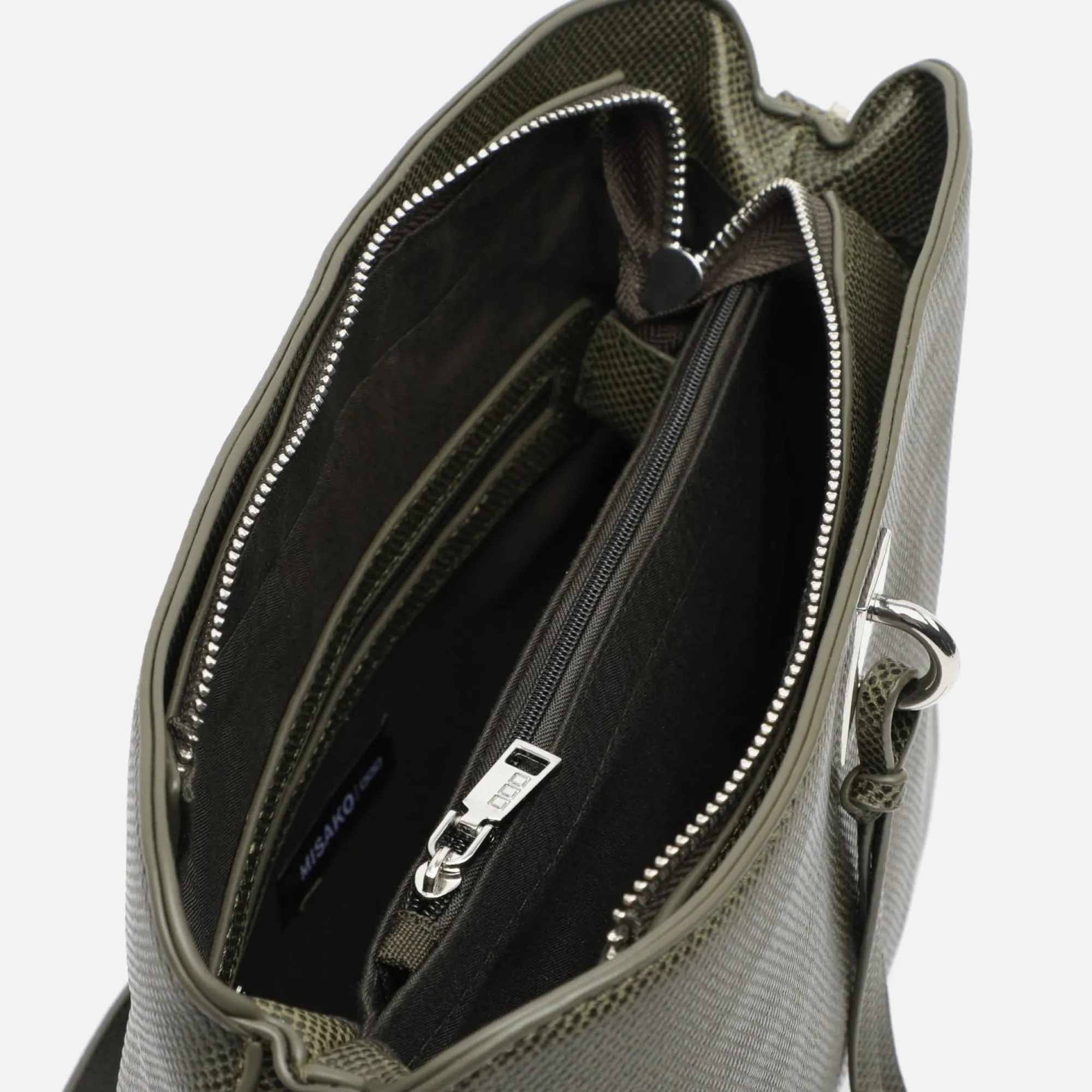 Misako Bolso bandolera pequeño con detalles metálicos