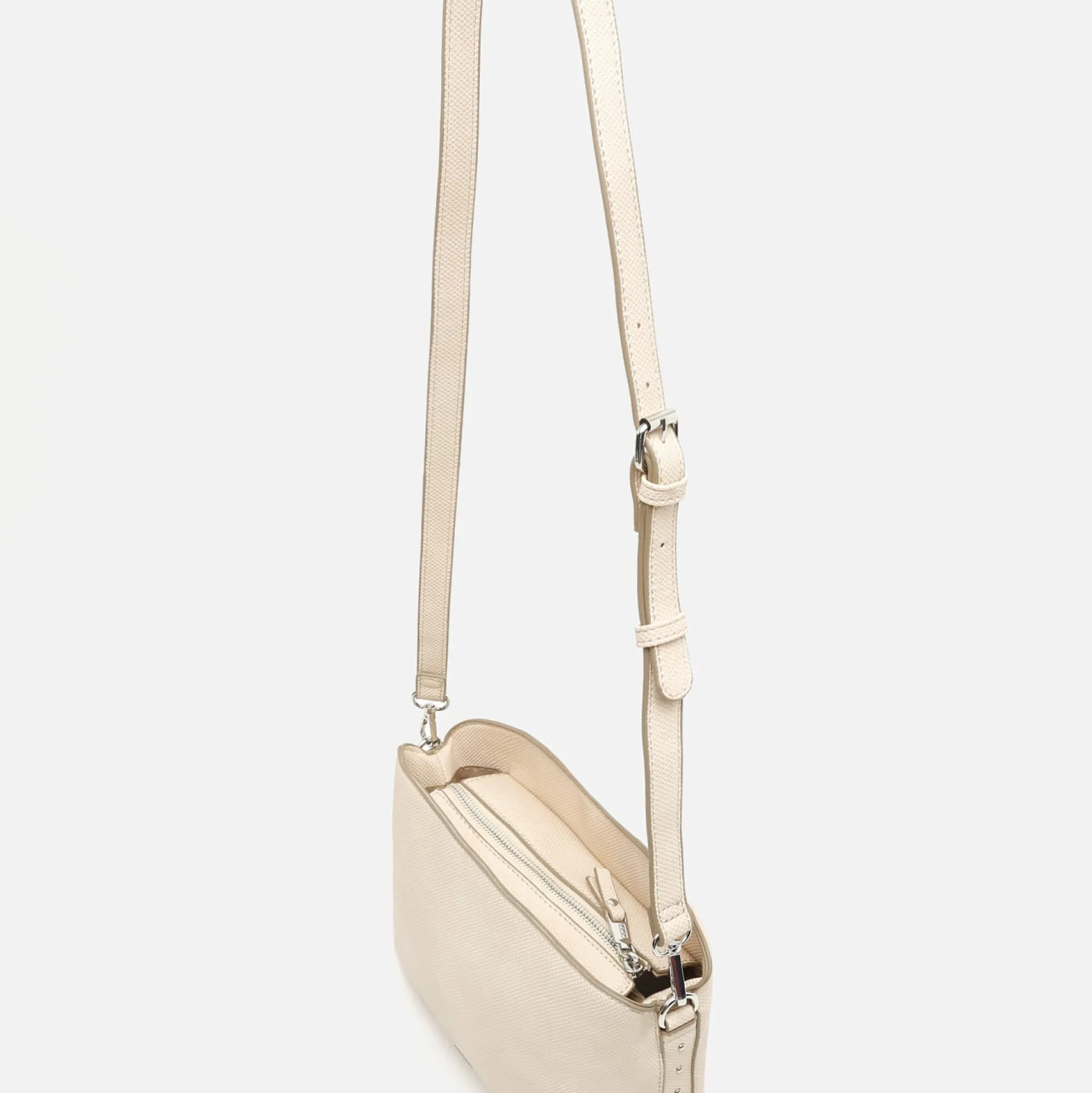 Misako Bolso bandolera pequeño con detalles metálicos