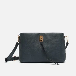 Misako Bolso bandolera pequeño con detalles metálicos