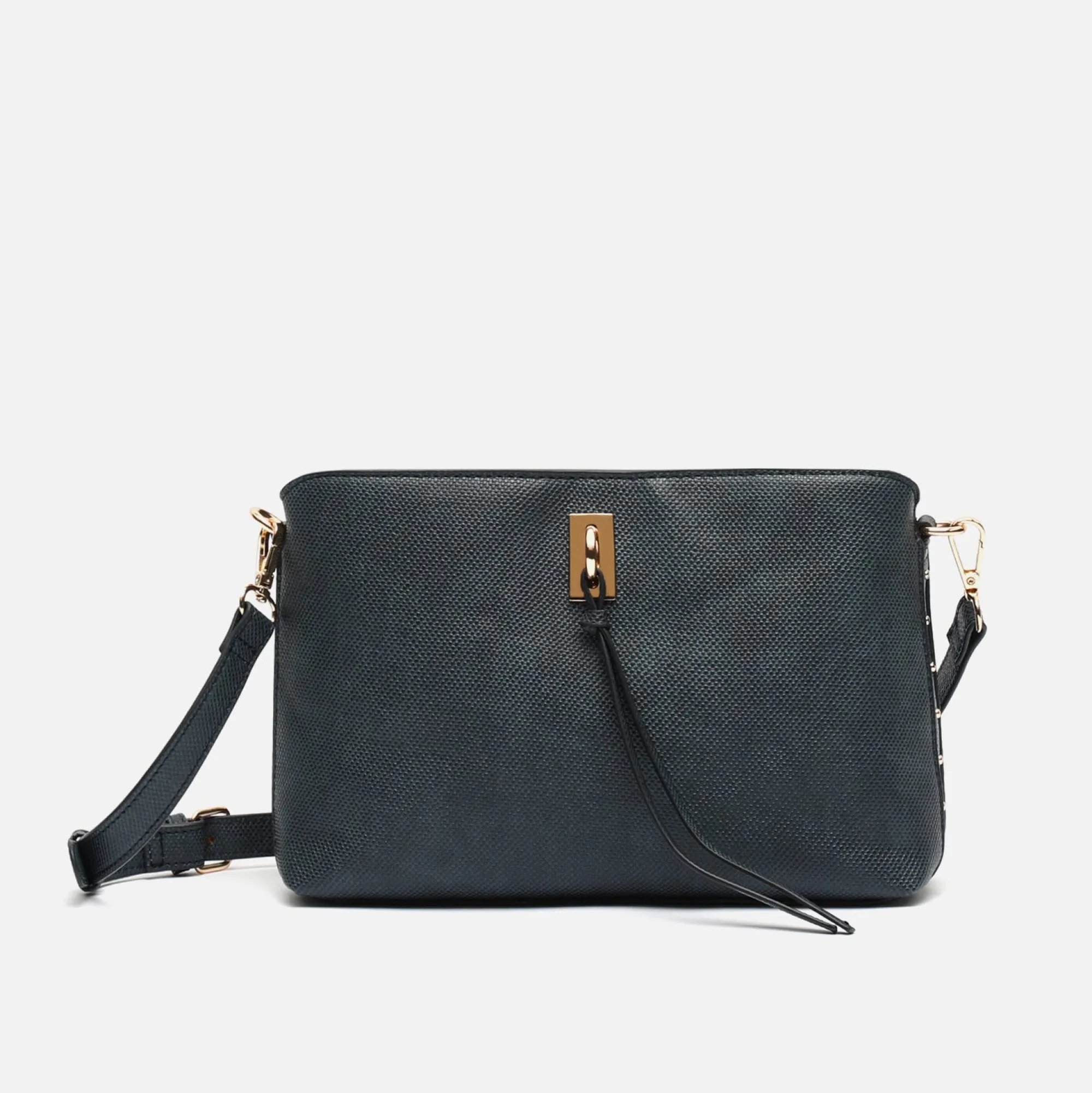 Misako Bolso bandolera pequeño con detalles metálicos
