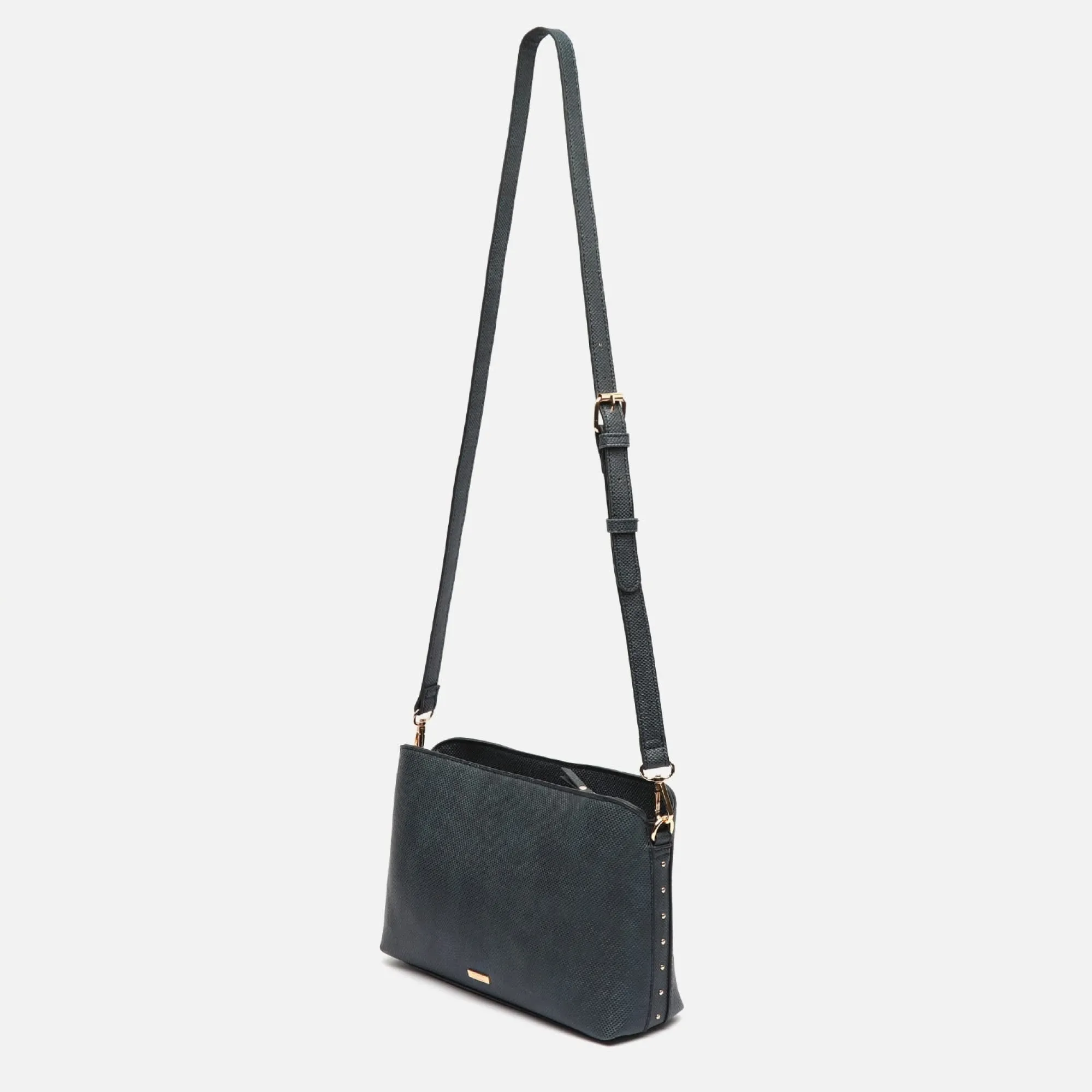 Misako Bolso bandolera pequeño con detalles metálicos