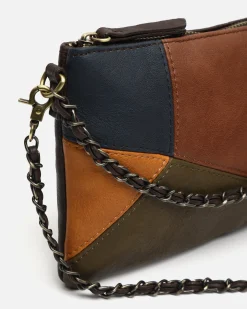 Misako Bolso bandolera pequeño con estampado patchwork