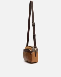 Misako Bolso bandolera tricolor con detalle colgante