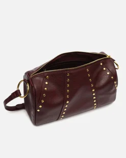 Misako Bolso bowling con detalles metálicos