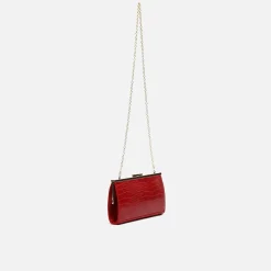 Misako Bolso de fiesta pequeño con correa y estampado animal print