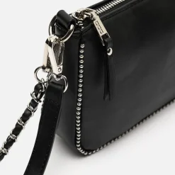 Misako Bolso de hombro pequeño con asa bandolera y detalles metálicos