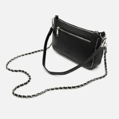 Misako Bolso de hombro pequeño con asa bandolera y detalles metálicos