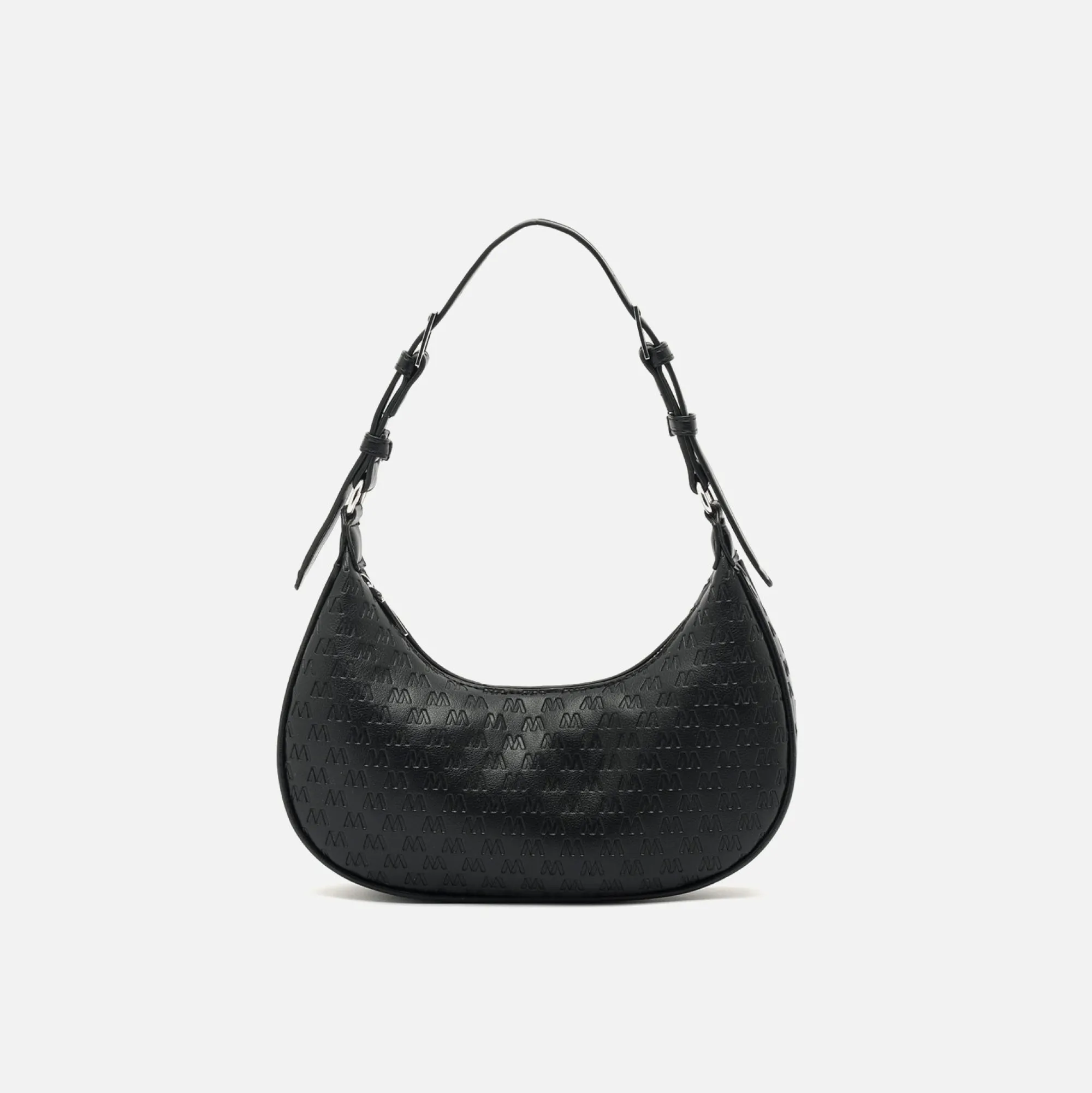 Misako Bolso de hombro pequeño con asa regulable y estampado monogram