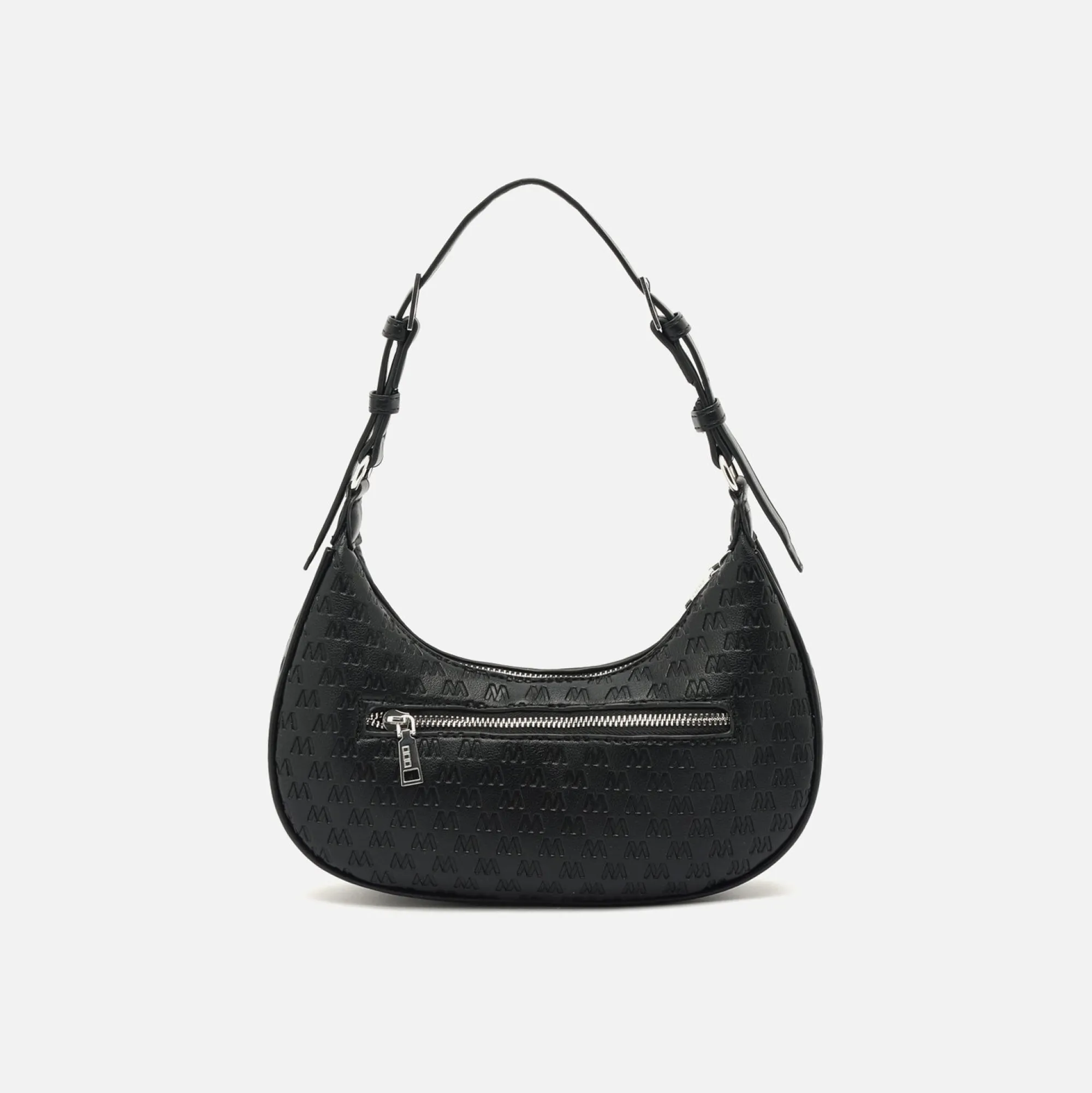 Misako Bolso de hombro pequeño con asa regulable y estampado monogram
