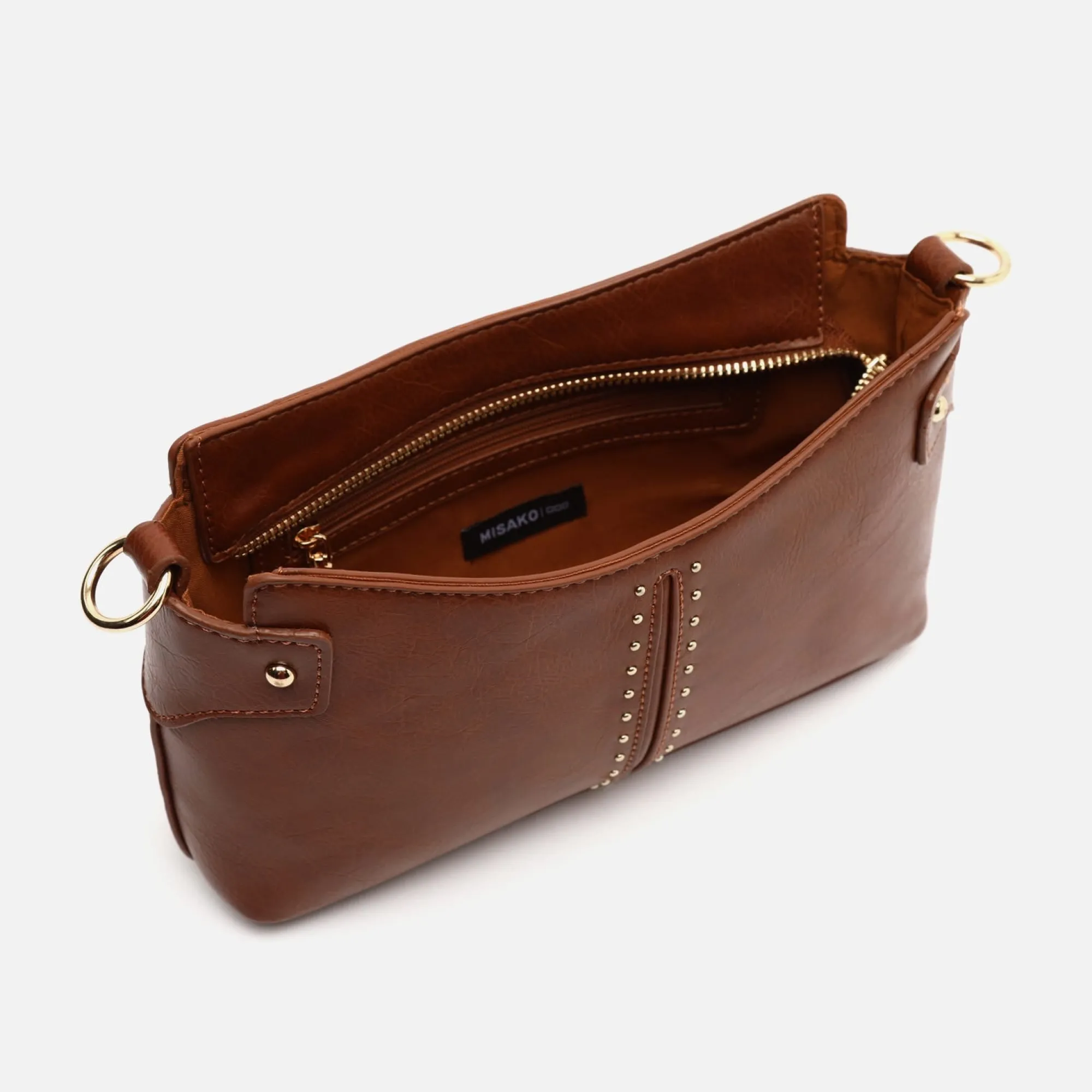 Misako Bolso de hombro pequeño con detalles metálicos