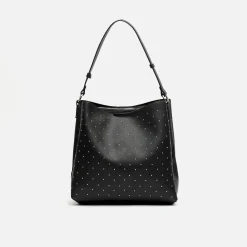 Misako Bolso hobo con asa bandolera y detalles metálicos