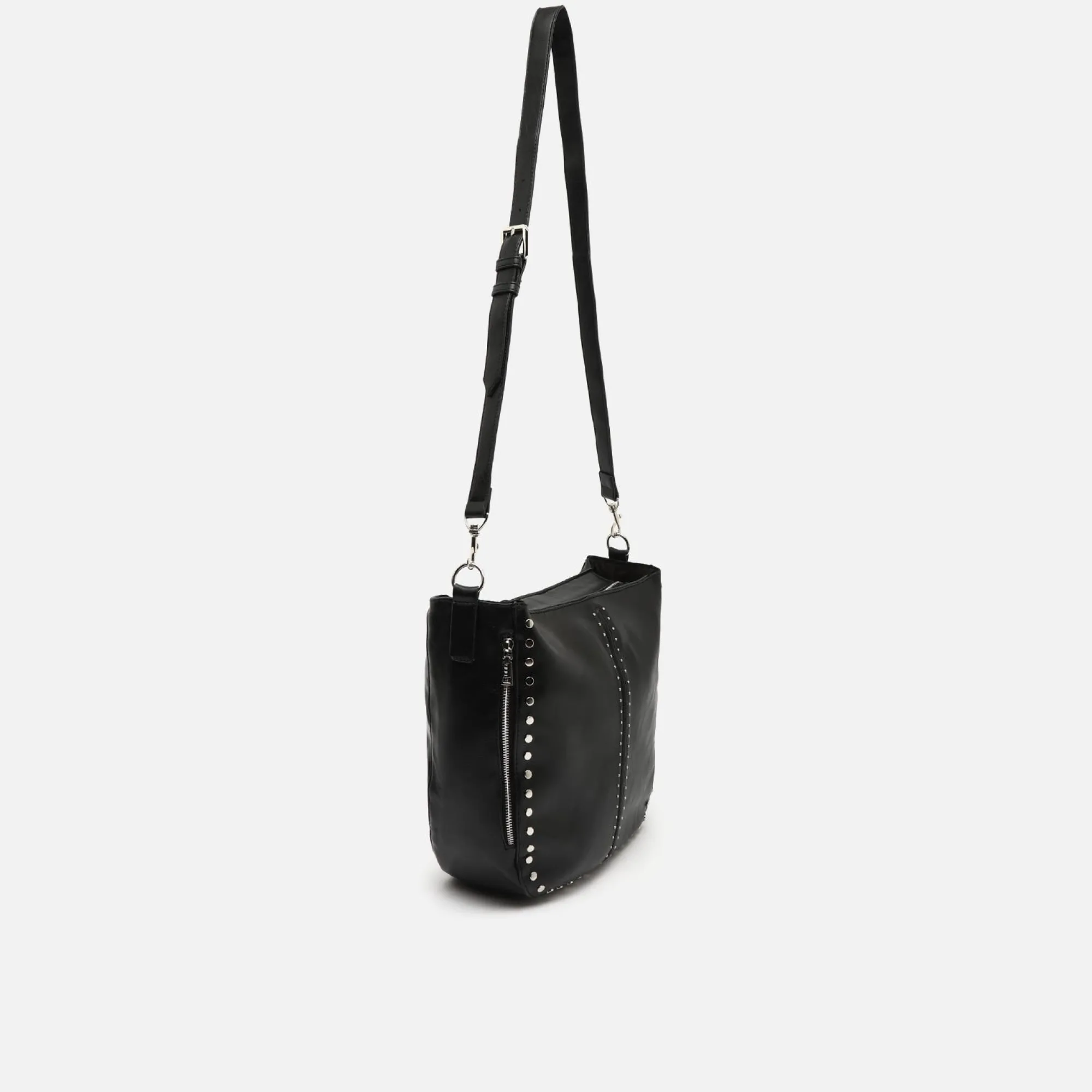 Misako Bolso hobo grande con asa bandolera extraíble y detalles metálicos