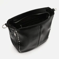 Misako Bolso hobo grande con asa bandolera extraíble y detalles metálicos