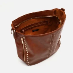 Misako Bolso hobo grande con asa bandolera extraíble y detalles metálicos