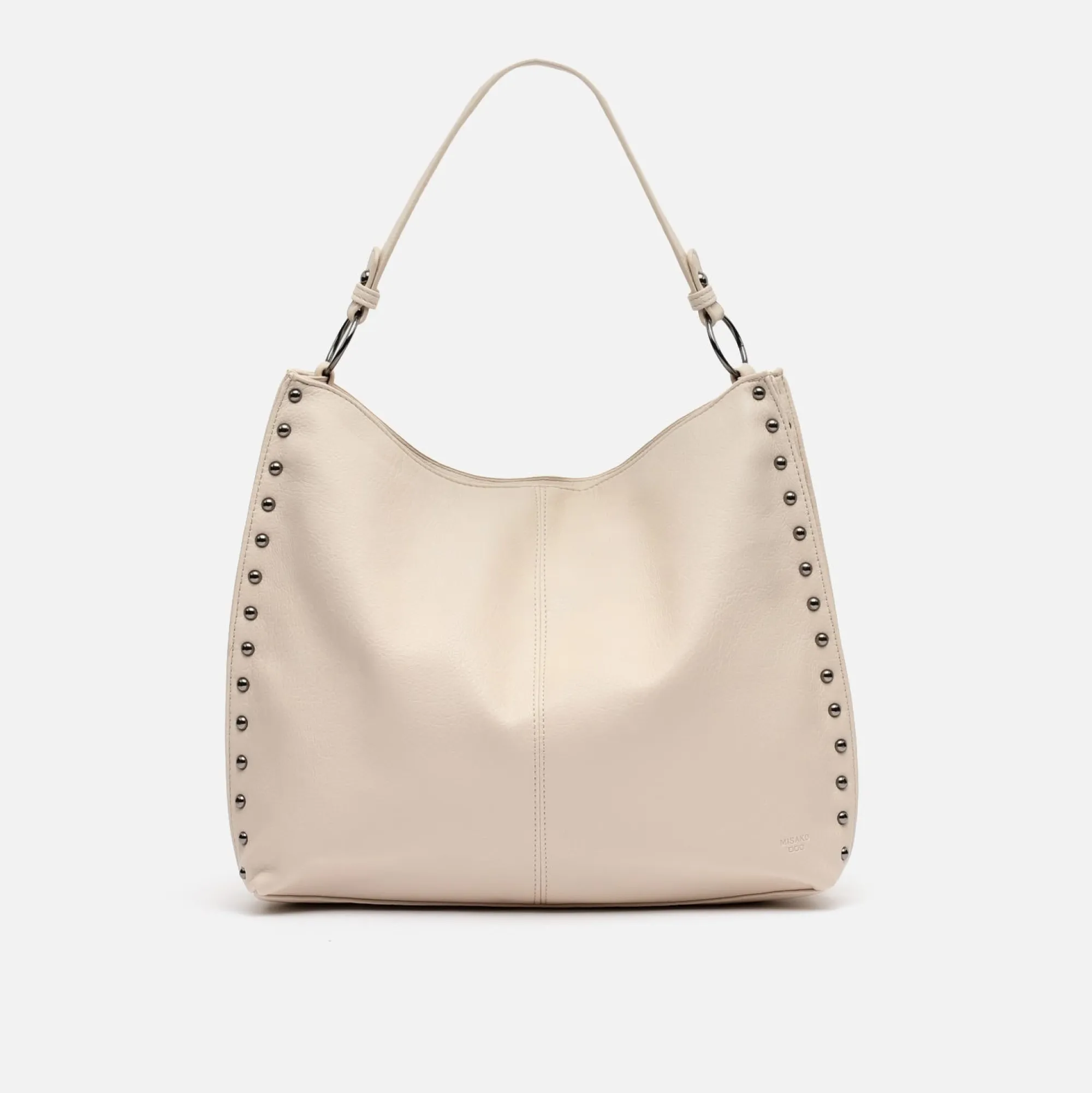 Misako Bolso hobo grande con detalles metálicos