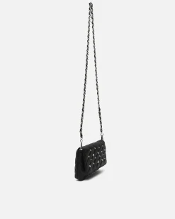 Misako Bolso mini acolchado con detalles metálicos