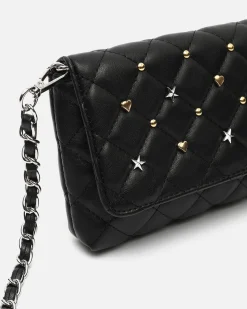 Misako Bolso mini acolchado con detalles metálicos